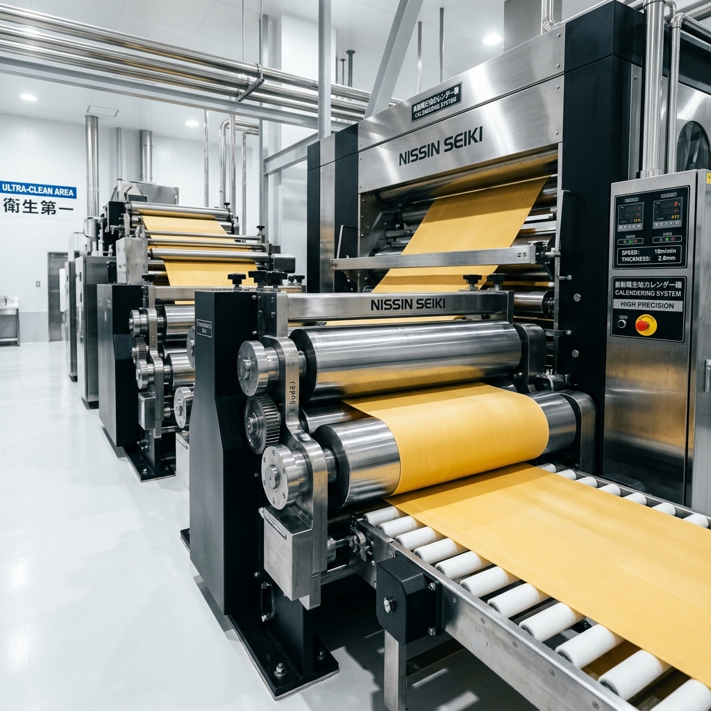 Automated Japanese Calendering Rollers